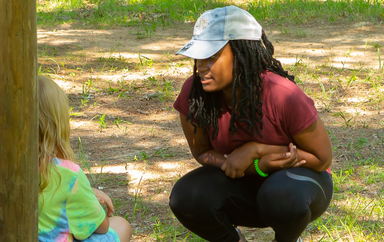 Grow with us, with her, at camp.